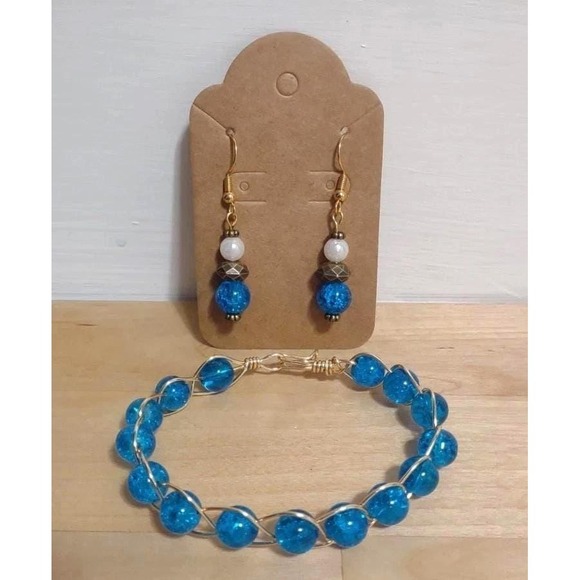 Artisan Jewelry - Enchanting Blue Sparks Jewelry Set